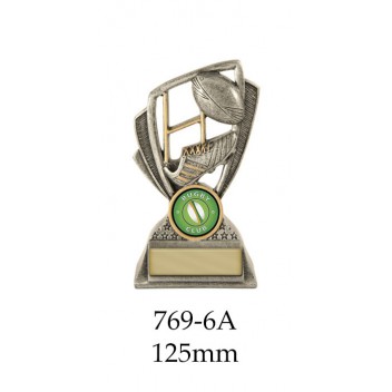 Rugby Trophies  769-6A - 25mm Also 135mm & 150mm