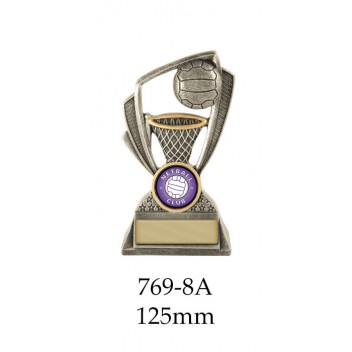 Netball Trophies 769=8A - 125mm Also 135mm & 150mm