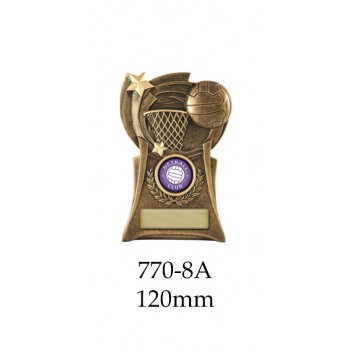 Netball Trophies 770-8A - 120mm Also 135mm & 150mm