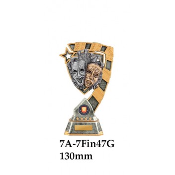 Drama Trophies 7A-7FIN47G - 130mm Also 150mm 180mm & 210mm