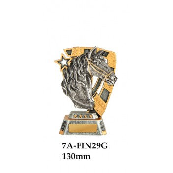 Equestrian Trophies 7A-FIN29G - 130mm Also 150mm 180mm & 210mm