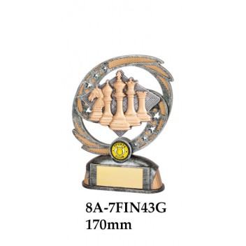 Chess Trophies 8A-7FIN43G - 170mm Also 190mm