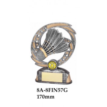 Badminton Trophies 8A-8FIN57G - 170mm Also 190mm