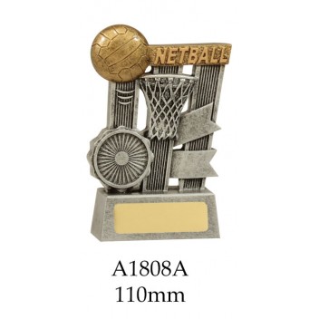 Netball Trophies A1808A - 110mm Also 140mm & 170mm