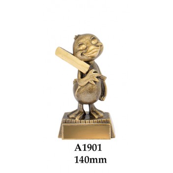 Novelty Trophies Duck Cricket A1901 - 140mm