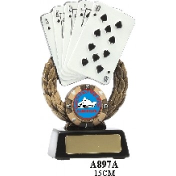 Playing Cards Trophies A897A - 150mm