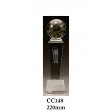 Cricket Trophies Crystal CC148 - 220mm