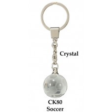 Soccer Key Ring Crystal CK80 