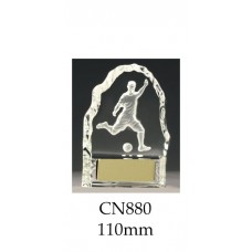 Soccer Trophies Glass CN880 - 110mm 