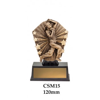Cricket Trophies Female Bowler - CSM15 - 120mm Also 150mm 175mm & 200mm