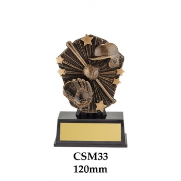 Baseball Softball Trophies CSM33 - 150mm Also 175mm & 200mm