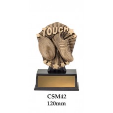Touch Football Trophies CSM42 - 120mm Also 150mm 175mm & 200mm
