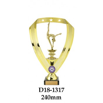 Dance Trophies D18-1317 - 240mm Also 270mm 295mm & 320mm