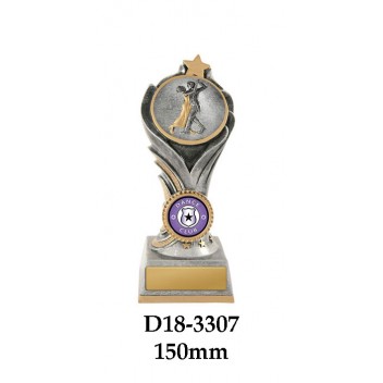 Dance Trophies D18-3307 - 150mm Also 175mm & 200mm