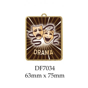 Drama Medals DF7034 - 63mm x 75mm