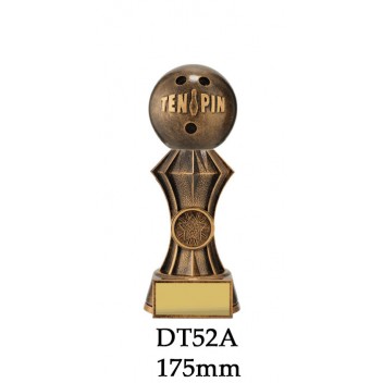 Ten Pin Bowling Trophies DT52A - 175mm Also 200mm