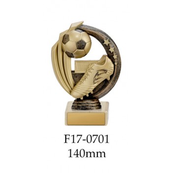 Soccer Trophies F17-0701 - 140mm Also 170mm 195mm & 220mm