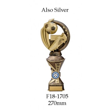 Soccer Trophies F18-1705 - 270mm Also 290mm 310mm 330mm & 360mm