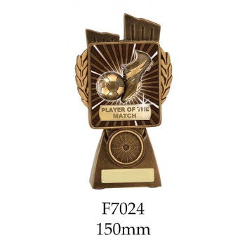Soccer Trophies Player of the Match  F7024 - 150mm