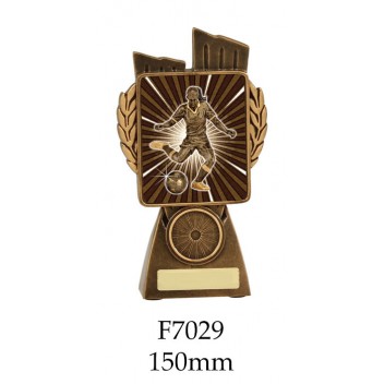 Soccer Trophies Female F7029 - 150mm Also 175mm 210mm & 245mm