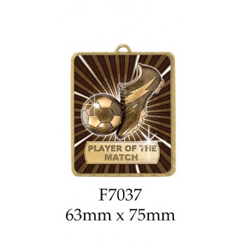 Soccer Medals F7037 - 63mm x 75mm 