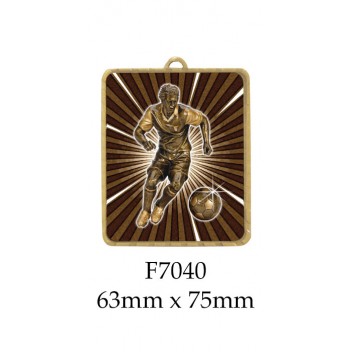 Soccer Medals F7040 - 63mm x 75mm