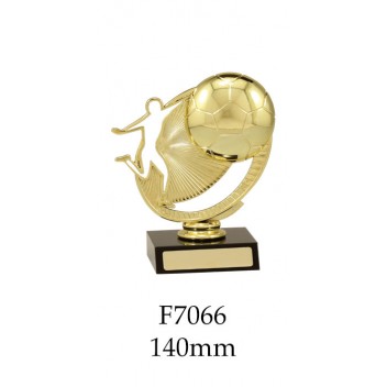 Soccer Trophies F7066 - 140mm Also 190mm 215mm & 240mm
