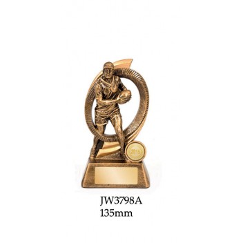 Touch Football Trophies JW3798A - 135mm Also 155mm & 175mm