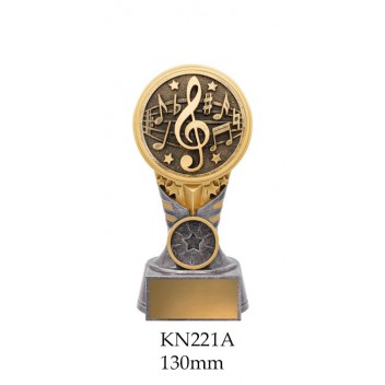 Music Trophies  - KN221A - 150mm Also 175mm & 200mm