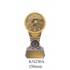 Swimming Trophies KN230A - 150mm Also 175mm & 200mm