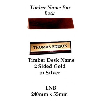 Corporate Awards Desk Name Stand LNB - 240mm x 55mm 