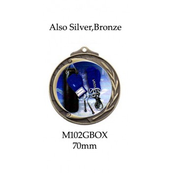 Boxing Medals - M102GBOX - 70mm