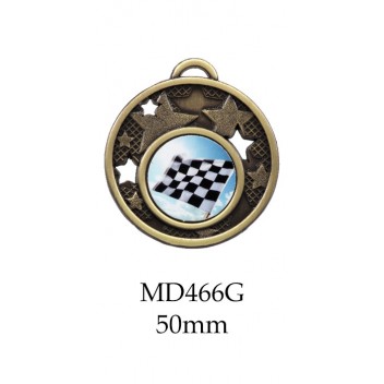 Motorsport Medals MD466G, S or B - 50mm