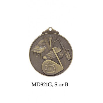 Music Medals MD921G - 52mm