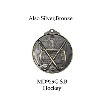 Hockey Medals MD929G, S or B - 52mm