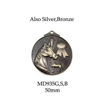 Equestrian Medals MD935G,S or B - 52mm