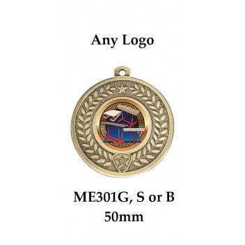 Medals Any Logo ME301G, S & B - 50mm 