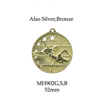Swimming Medals MH902G, S or B  52mm