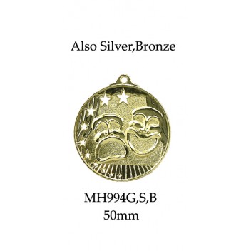 Drama Medals MH994G, S or B - 50mm