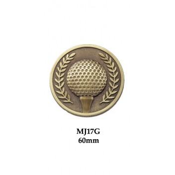 Golf Medals Heavyweight MJ17G - 60mm