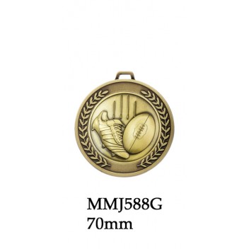 AFL Aussie Rules Prestige Medal MMJ588G & S