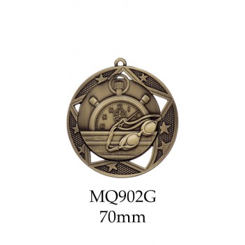 Swimming Medals MQ902G, S or B - 70mm