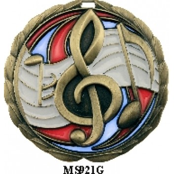 Music Medals MS921G  63mm