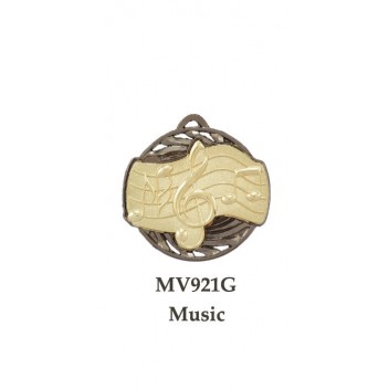 Music Medals MV921G - 55mm