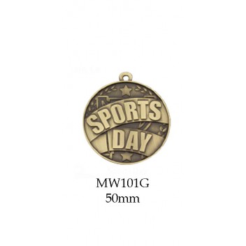 Medals Sports Day Award MW101G - 50mm 