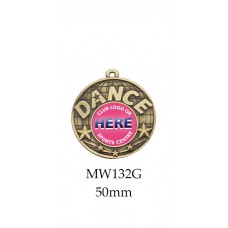 Dance Medals MW132G - 50mm