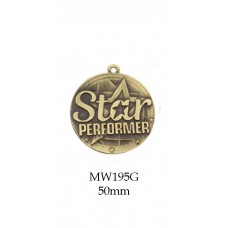 Medals Star Performer MW195G - 50mm 