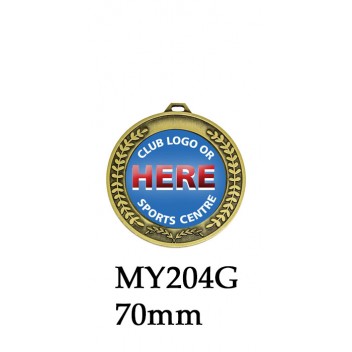 Medals Any Logo MY204G, S or B - 50mm Centre
