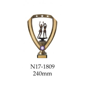 Netball Trophies N17-1809 - 240mm Also 270mm 295mm & 320mm
