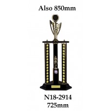 Netball Trophies N18-2914 - 725mm Also 600mm & 800mm
